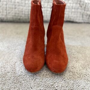 Jeffrey Campbell Rust Suede Heeled Boots